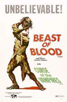 Beast of Blood movie poster (1971) hoodie