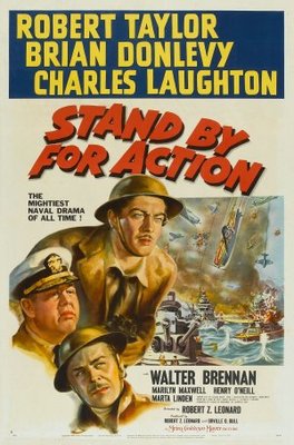 Stand by for Action movie poster (1942) Mouse Pad MOV_29a6279b