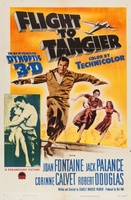Flight to Tangier movie poster (1953) Longsleeve T-shirt #1124671