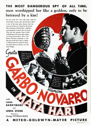 Mata Hari movie poster (1931) poster