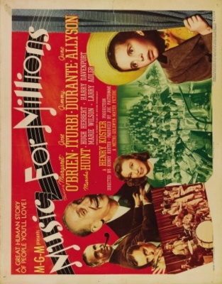 Music for Millions movie poster (1944) Longsleeve T-shirt