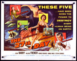 The 27th Day movie poster (1957) Tank Top