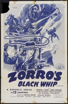 Zorro's Black Whip movie poster (1944) mouse pad