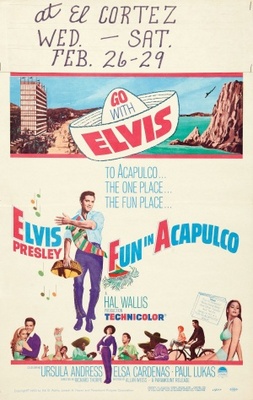 Fun in Acapulco movie poster (1963) mouse pad