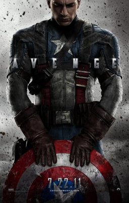 The First Avenger: Captain America movie poster (2011) tote bag
