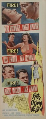 Fire Down Below movie poster (1957) calendar