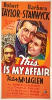 This Is My Affair movie poster (1937) hoodie #715565