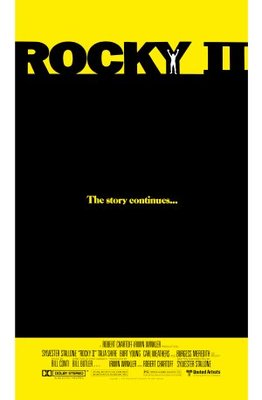 Rocky II movie poster (1979) poster
