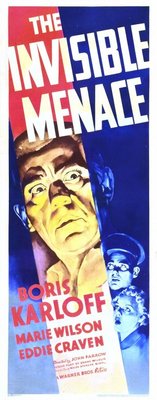 The Invisible Menace movie poster (1938) mouse pad