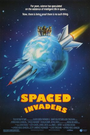Spaced Invaders movie poster (1990) hoodie