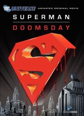 Superman: Doomsday movie poster (2007) tote bag