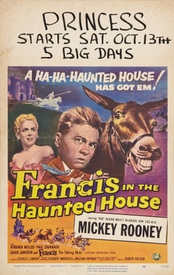Francis in the Haunted House movie poster (1956) Sweatshirt