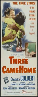 Three Came Home movie poster (1950) Longsleeve T-shirt
