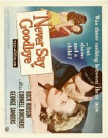 Never Say Goodbye movie poster (1956) Tank Top #651412