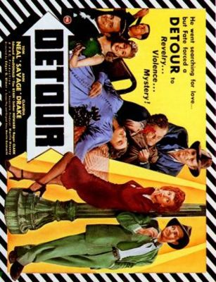 Detour movie poster (1945) tote bag