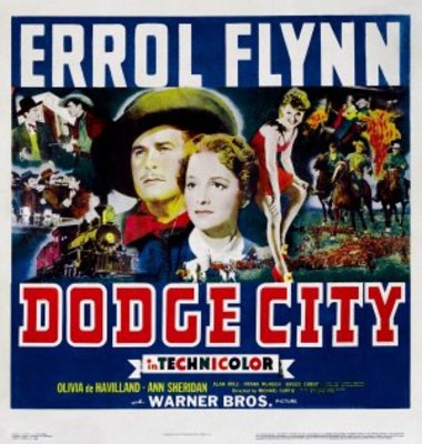 Dodge City movie poster (1939) calendar