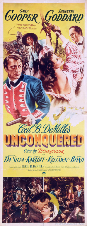 Unconquered movie poster (1947) hoodie