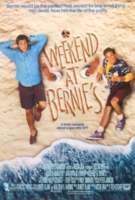Weekend at Bernie's movie poster (1989) tote bag