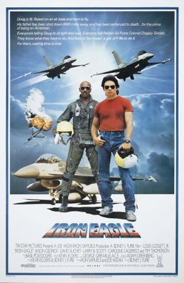 Iron Eagle movie poster (1986) tote bag