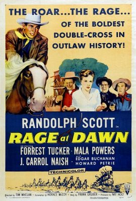 Rage at Dawn movie poster (1955) hoodie