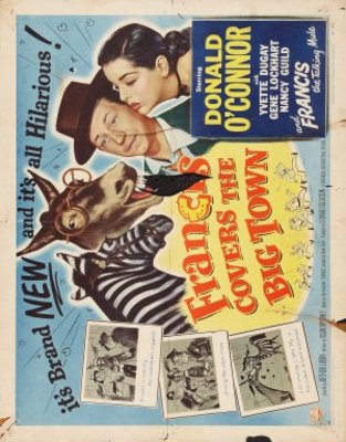 Francis Covers the Big Town movie poster (1953) Poster MOV_2f1df03e