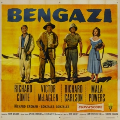 Bengazi movie poster (1955) poster