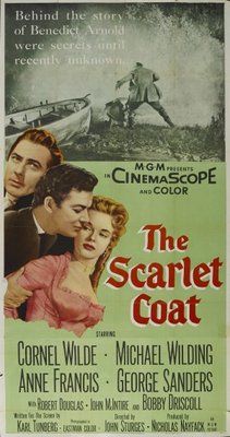 The Scarlet Coat movie poster (1955) Sweatshirt