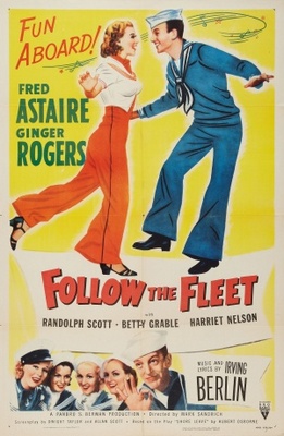 Follow the Fleet movie poster (1936) mouse pad