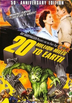 20 Million Miles to Earth movie poster (1957) mouse pad