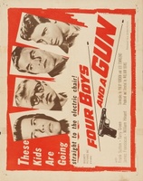 Four Boys and a Gun movie poster (1957) t-shirt #MOV_2fe7cd99
