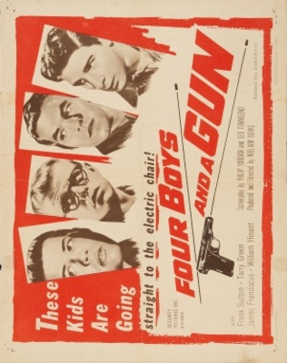 Four Boys and a Gun movie poster (1957) tote bag #MOV_2fe7cd99