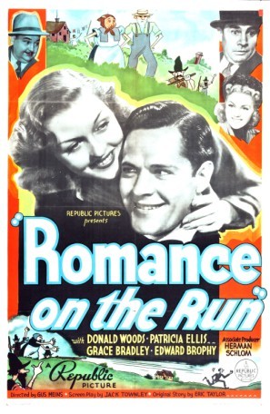Romance on the Run movie poster (1938) poster