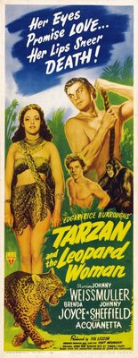 Tarzan and the Leopard Woman movie poster (1946) mouse pad
