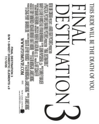 Final Destination 3 movie poster (2006) Longsleeve T-shirt