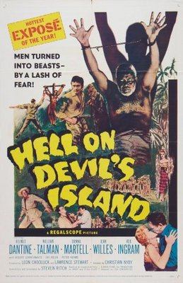 Hell on Devil's Island movie poster (1957) Longsleeve T-shirt