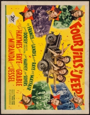 Four Jills in a Jeep movie poster (1944) mug