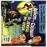 Abbott and Costello Meet Dr. Jekyll and Mr. Hyde movie poster (1953) t-shirt #MOV_32cdac39