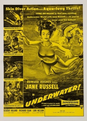 Underwater! movie poster (1955) tote bag