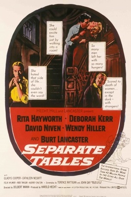 Separate Tables movie poster (1958) Longsleeve T-shirt