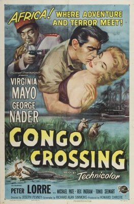 Congo Crossing movie poster (1956) tote bag