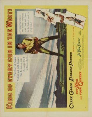 The King and Four Queens movie poster (1956) calendar