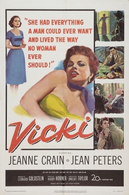 Vicki movie poster (1953) tote bag