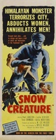 The Snow Creature movie poster (1954) Sweatshirt #722256