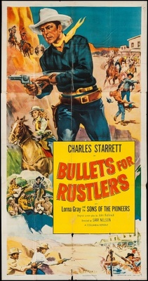 Bullets for Rustlers movie poster (1940) poster