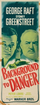Background to Danger movie poster (1943) tote bag