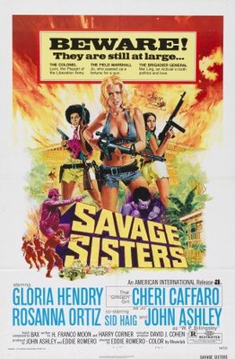Savage Sisters movie poster (1974) poster