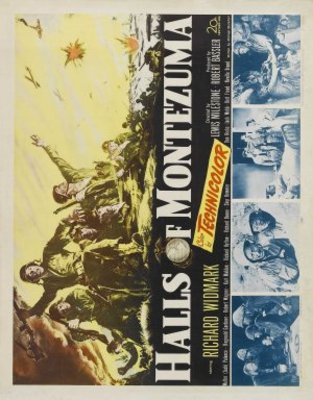 Halls of Montezuma movie poster (1950) tote bag