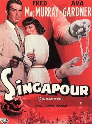 Singapore movie poster (1947) mouse pad