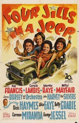 Four Jills in a Jeep movie poster (1944) Longsleeve T-shirt