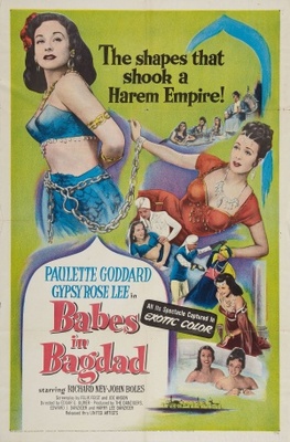 Babes in Bagdad movie poster (1952) mouse pad